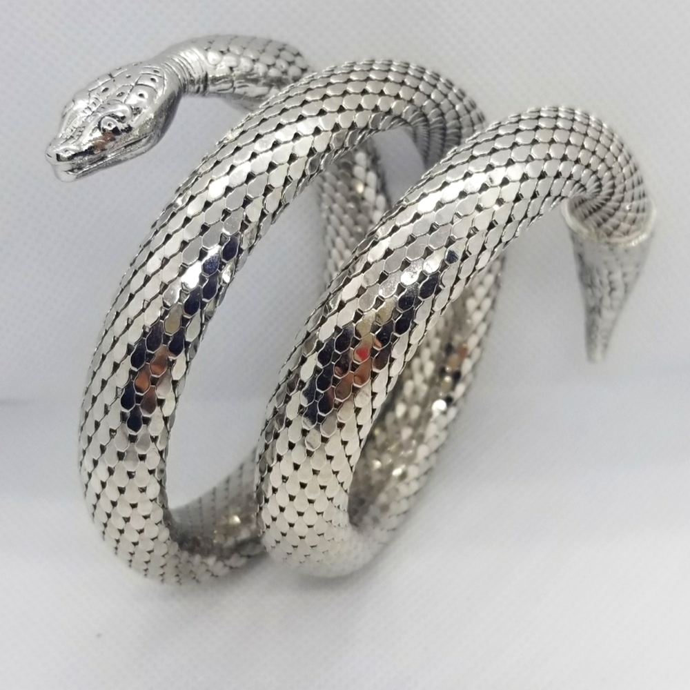 Whiting & Davis Vintage Serpent Snake Bracelet